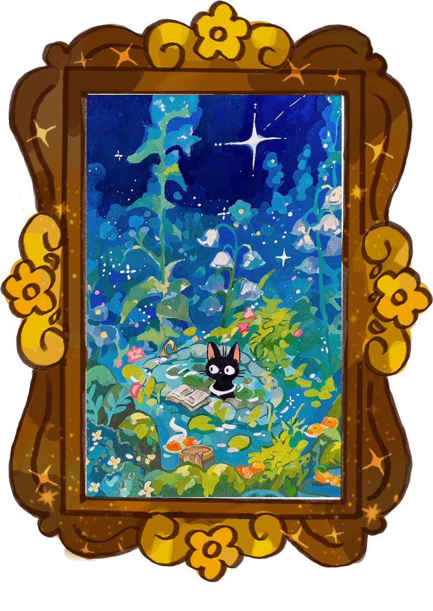 Spa Day, framed
