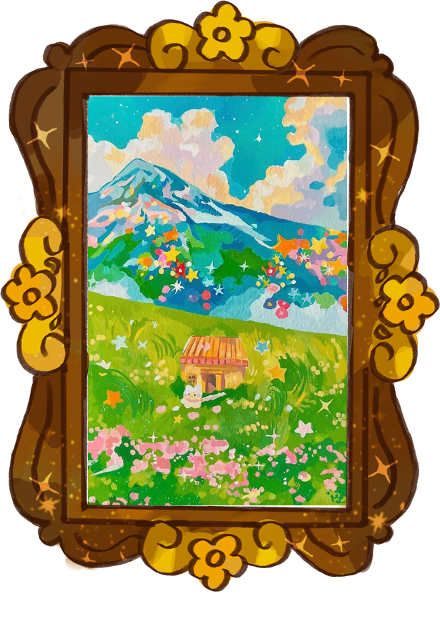 Mount Rainier, framed